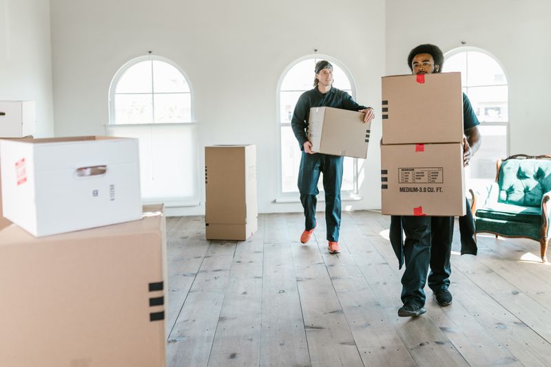 Loading and unloading services with professional crew by Seetha Packers & Movers